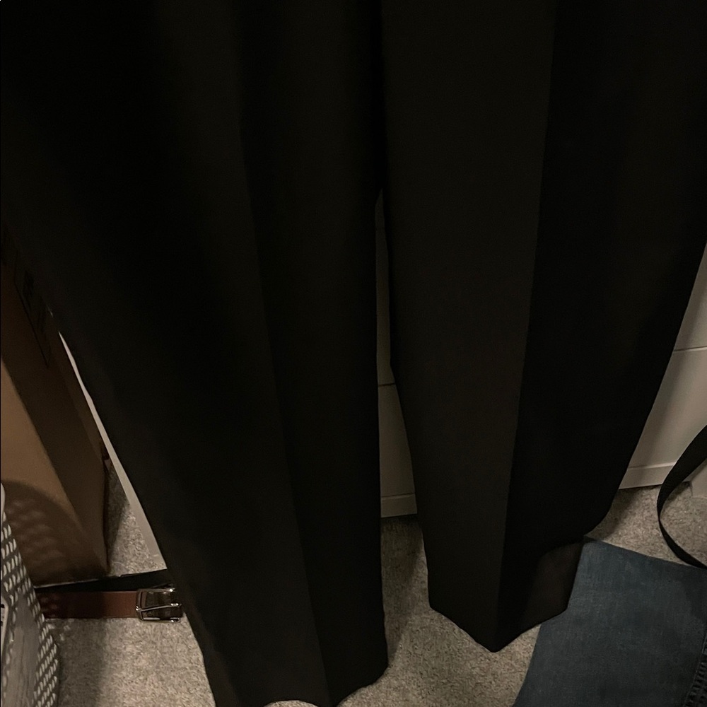 LIKE NEW Croft & Barrow Black Suit Pants - Picture 4 of 5